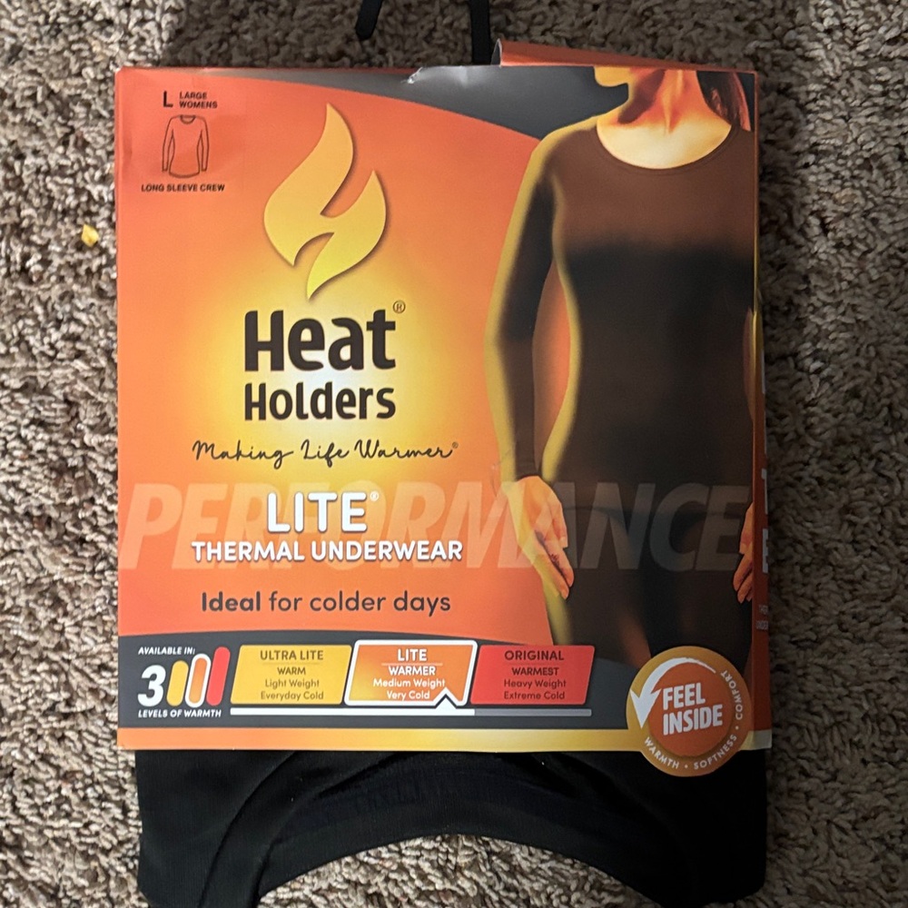 Heat Holders Women's Black Thermal Underwear